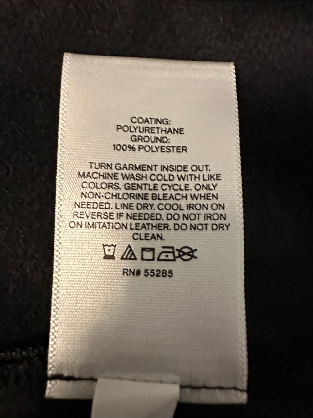 Express Black Faux Leather Mini Skort - Picture 6 of 9